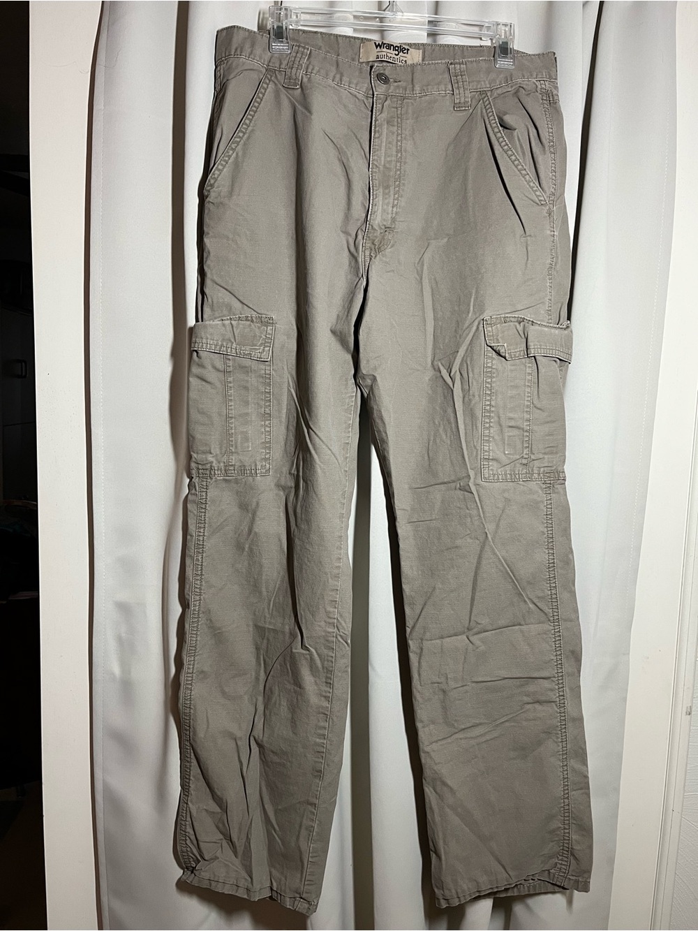 Wrangler Men's Cargo Pants - Light Taupe